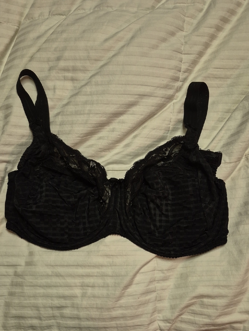 Black Lace Underwire Bra - Women Intimates